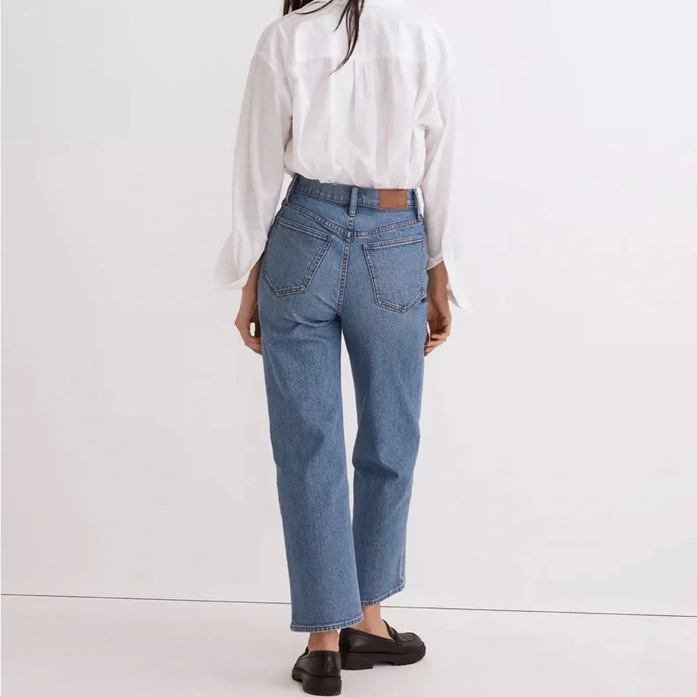 Madewell The Perfect Vintage Wide-Leg Crop Jean Knoxville Wash Size 26 - Picture 4 of 12